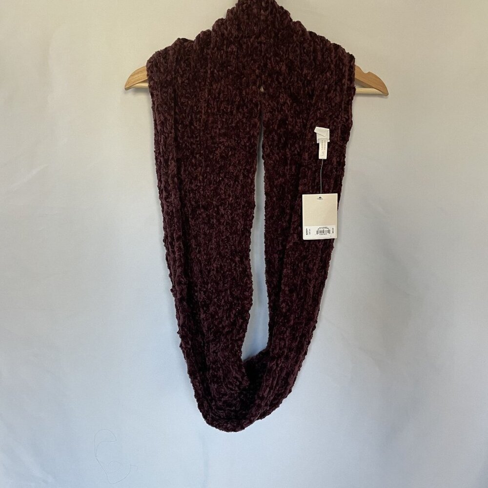 NWT‎ LC Lauren Conrad maroon infinity scarf soft comfortable one size